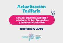 Actualización Tarifaria Noviembre 2026