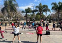 «Plazas Activas»: la iniciativa del Municipio de Tigre que llevó ritmos y zumba a distintos espacios públicos del distrito