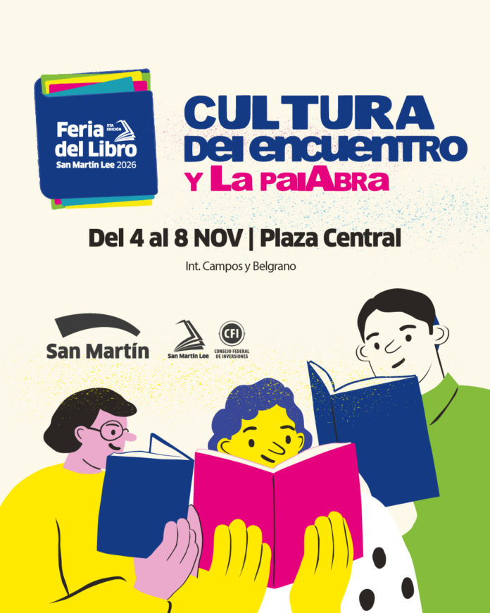 Se viene la 5ta. Feria del Libro de San Martín