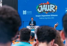 Nardini inauguró la primera edición de los Juegos Argentinos Urbanos